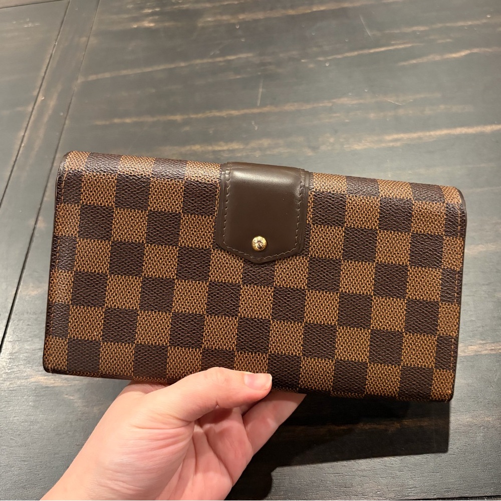 Louis Vuitton Damier Ebene Sistina Wallet - Picture 8 of 10